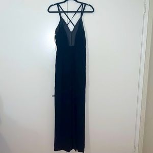 Forever 21 Strappy Black Jumpsuit Size S